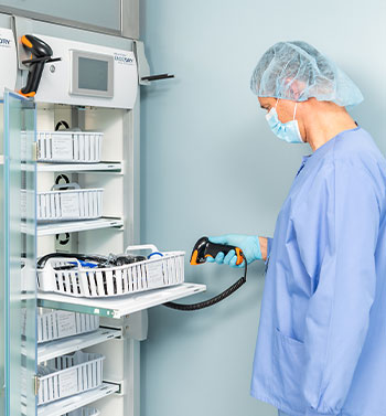 Endoscope storage cabinet