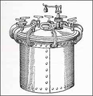 First Steam Sterilizer built in 1880